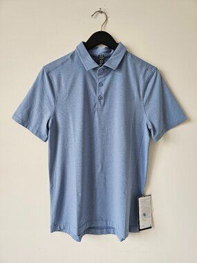 NWT LULULEMON BLWL Blue Evolution SS Polo Top Golf Shirt Men's XXL